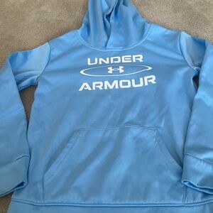 Boys Under Armour Blue Hoodie, Size 7
